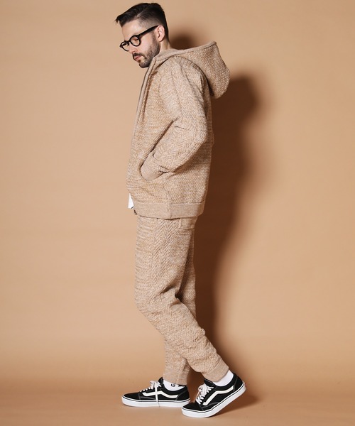 JACKROSE(ジャックローズ)の「JE-ストレッチニット.ZIPパーカー(パーカー・メンズ・ブラック/グレー/ベージュ・M/L)」の16枚目の写真