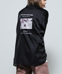 WEGO | WEGO/＊2020秋新作＊バックフォトサテンシャツ(シャツ/ブラウス)