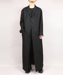 ato アトウ 21AW アシンメトリック ボタンド チェスターコート 44