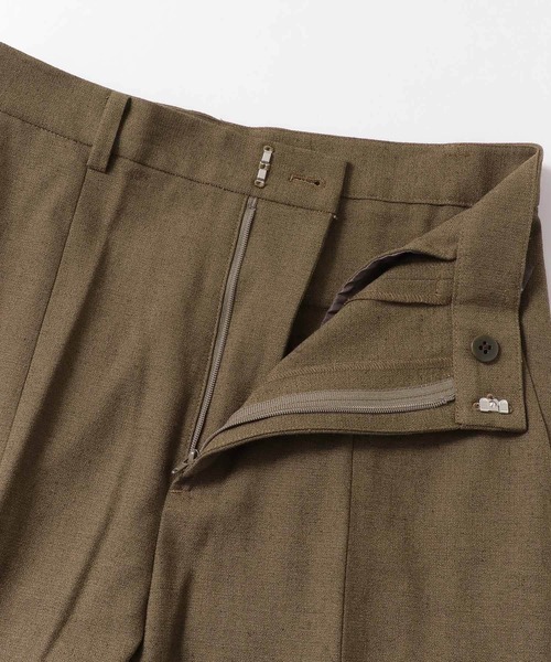 URBAN RESEARCH（アーバンリサーチ）の「麻ストレッチセンタースリットパンツ（その他パンツ・レディース・ネイビー/ブラウン・38/36）」の14枚目の写真