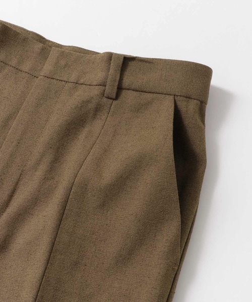 URBAN RESEARCH（アーバンリサーチ）の「麻ストレッチセンタースリットパンツ（その他パンツ・レディース・ネイビー/ブラウン・38/36）」の15枚目の写真