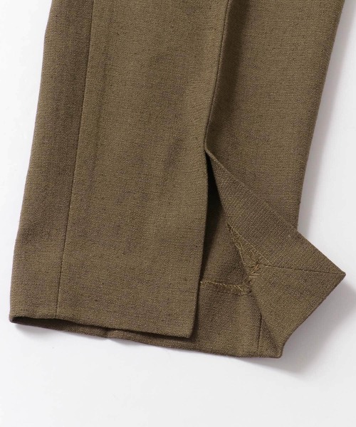 URBAN RESEARCH（アーバンリサーチ）の「麻ストレッチセンタースリットパンツ（その他パンツ・レディース・ネイビー/ブラウン・38/36）」の16枚目の写真