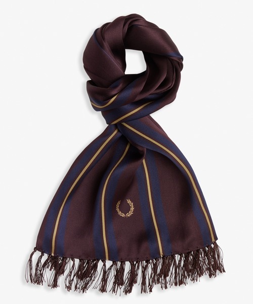 FRED PERRY（フレッドペリー）の「Striped Silk Scarf（マフラー）」 WEAR