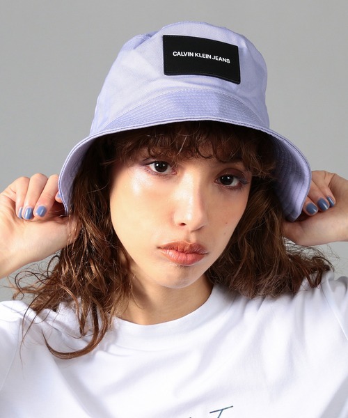   Jeans◆AOP ロゴバケットハット Palm Angels - デニム バケットハット | HBX - ハイプビースト