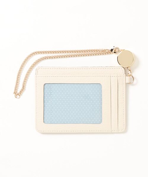 LANVIN en Bleu（ランバンオンブルー）の「メラニー リール付きパスケース（パスケース・レディース・ブルー系その他/ホワイト/ブラック/ピンク系その他/グレイッシュベージュ/サンドベージュ・FREE）」の9枚目の写真