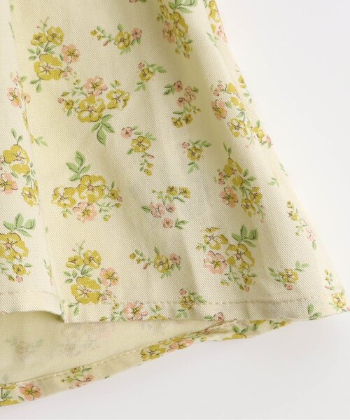 apres les cours（アプレレクール）の「花柄ギャザースリーブチュニック（チュニック・キッズ・レモンイエロー/ラベンダー・110/120/90/130/80/100/140）」の13枚目の写真