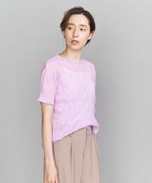BEAUTY&YOUTH UNITED ARROWS | BY ワッシャープリーツシフォンTシャツ(Tシャツ/カットソー)