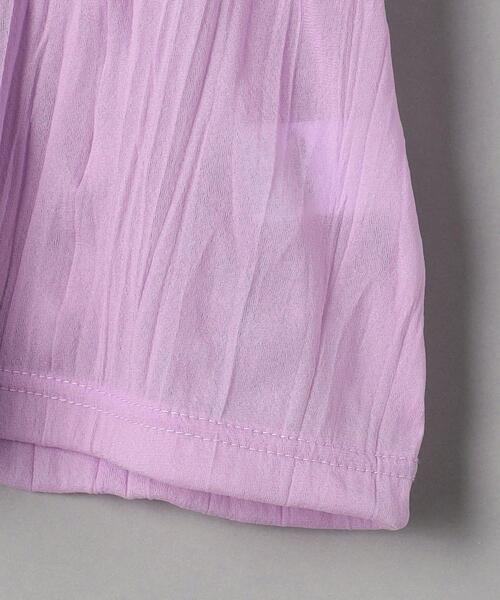 BEAUTY&YOUTH UNITED ARROWS（ビューティーアンドユースユナイテッドアローズ）の「BY ワッシャープリーツシフォンTシャツ（Tシャツ/カットソー・レディース・ホワイト/ブラック/ライラック・FREE）」の22枚目の写真