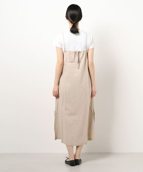 y/m by misato（イムバイミサト）の「チャイナボタンキャミワンピース（ワンピース・レディース・イエロー/ブラウン/ベージュ・FREE）」の15枚目の写真