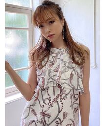 RESEXXY | スカーフ柄ブラウス(シャツ/ブラウス)