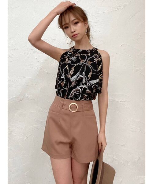 RESEXXY（リゼクシー）の「スカーフ柄ブラウス（シャツ/ブラウス・レディース・ホワイト/ブラック・FREE）」の19枚目の写真