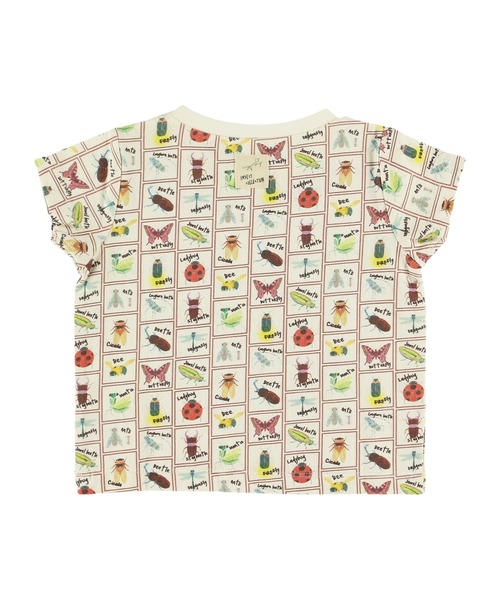 INSECT COLLECTION（インセクトコレクション）の「抗ウィルスなど高機能！クラシック昆虫大集合Tシャツ（Tシャツ/カットソー・キッズ・オフホワイト・S/M/L/XL）」の2枚目の写真