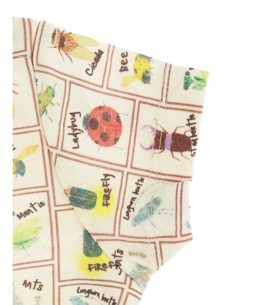 INSECT COLLECTION（インセクトコレクション）の「抗ウィルスなど高機能！クラシック昆虫大集合Tシャツ（Tシャツ/カットソー・キッズ・オフホワイト・S/M/L/XL）」の5枚目の写真