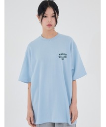 『ACOVER/オコボ』MARSH MALLOW BEAR T-SHIRTS/バックグラフィック アーチベアロゴ 半袖Tシャツ