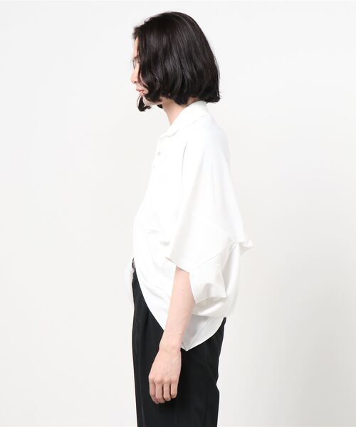 ANREALAGE（アンリアレイジ）の「ANREALAGE(アンリアレイジ) “OCTAHEDRON”ポロシャツ（ポロシャツ・メンズ・ホワイト・46）」の3枚目の写真