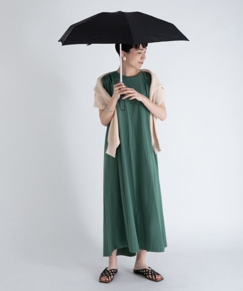 ameme（アメメ）の「HUNTER　MINI COMPACT（折りたたみ傘・レディース・ブラック・FREE）」の6枚目の写真