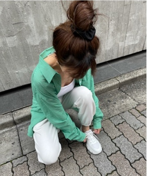 R&E（アールアンドイー）の「厚底ダッドスニーカー（スニーカー・レディース・ホワイト/ベージュ/ブラック/キャメル・LL/S/M/L）」の9枚目の写真