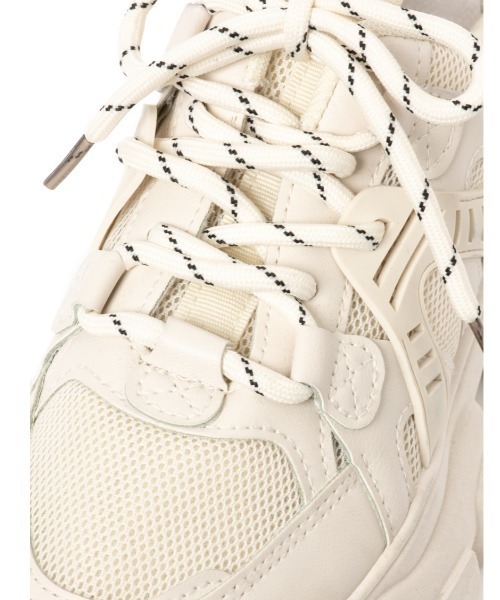 R&E（アールアンドイー）の「厚底ダッドスニーカー（スニーカー・レディース・ホワイト/ベージュ/ブラック/キャメル・LL/S/M/L）」の21枚目の写真