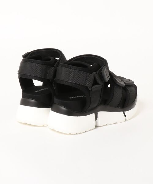 SUNNY ROOM（サニールーム）の「【厚底】3本ベルトスニーカーサンダル 473（サンダル・レディース・ブラック/ブラック×ホワイト/ダークブラウン・M/LL/S/L）」の4枚目の写真