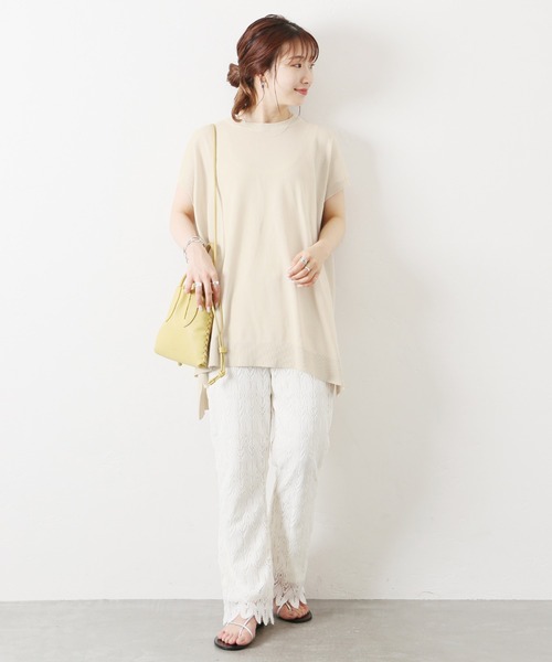 JOURNAL STANDARD(ジャーナルスタンダード)の「ハイツイストコットンノースリーブチュニック◆(ニット/セーター・レディース・ブラック/グレー/サックスブルー・FREE)」の7枚目の写真