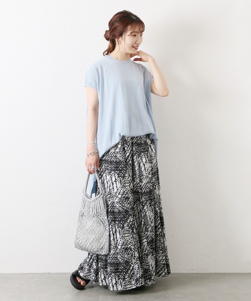 JOURNAL STANDARD(ジャーナルスタンダード)の「ハイツイストコットンノースリーブチュニック◆(ニット/セーター・レディース・ブラック/グレー/サックスブルー・FREE)」の22枚目の写真