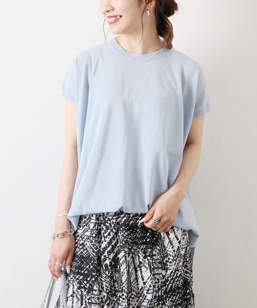 JOURNAL STANDARD(ジャーナルスタンダード)の「ハイツイストコットンノースリーブチュニック◆(ニット/セーター・レディース・ブラック/グレー/サックスブルー・FREE)」の19枚目の写真