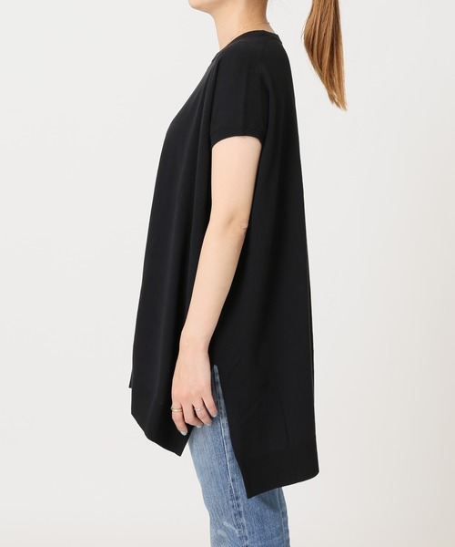 JOURNAL STANDARD(ジャーナルスタンダード)の「ハイツイストコットンノースリーブチュニック◆(ニット/セーター・レディース・ブラック/グレー/サックスブルー・FREE)」の8枚目の写真