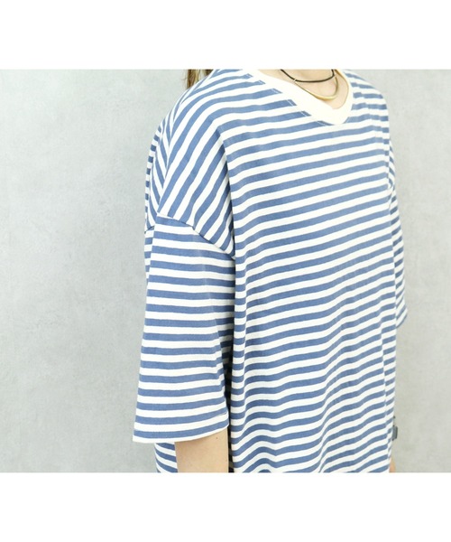 reca（レカ）の「ボーダー半袖Ｔシャツ（Tシャツ/カットソー・レディース・ブルー/ブラック/ブラウン系その他/ピンク系その他/ピンク系その他2・FREE）」の12枚目の写真