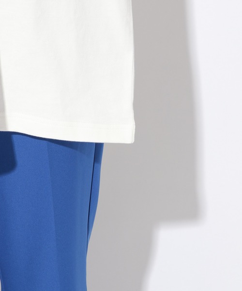 PBLIM（ページボーイリム）の「【PAGEBOYLIM】サテンロゴT（Tシャツ/カットソー・レディース・オフホワイト/グリーン・MEDIUM/LARGE）」の16枚目の写真