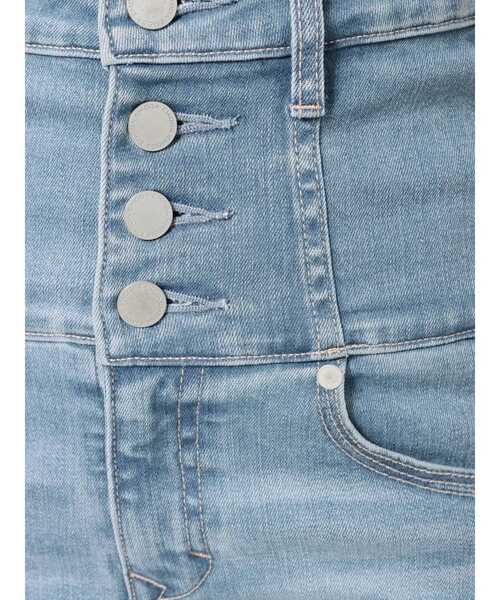 EMODA（エモダ）の「クラッシュアップハイウエストパギンス（デニムパンツ・レディース・インディゴブルー/ライトブルー・SMALL/X-SMALL/MEDIUM）」の14枚目の写真