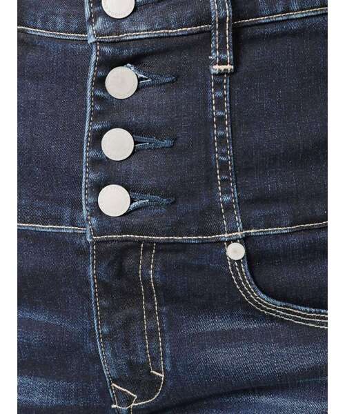 EMODA（エモダ）の「クラッシュアップハイウエストパギンス（デニムパンツ・レディース・インディゴブルー/ライトブルー・SMALL/X-SMALL/MEDIUM）」の16枚目の写真