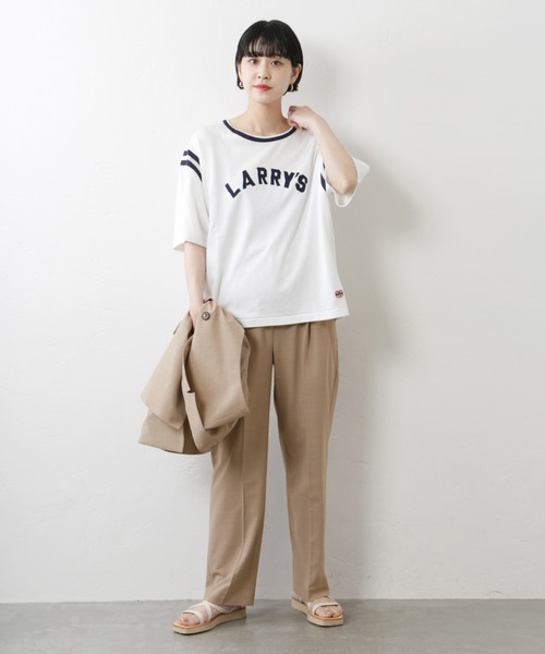 JOURNAL STANDARD（ジャーナルスタンダード）の「TW2タックスラックスパンツ◆（スラックス・レディース・ブラック/ベージュ・36/38）」の9枚目の写真