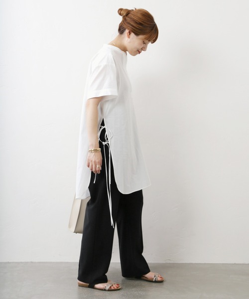 JOURNAL STANDARD（ジャーナルスタンダード）の「TW2タックスラックスパンツ◆（スラックス・レディース・ブラック/ベージュ・36/38）」の20枚目の写真