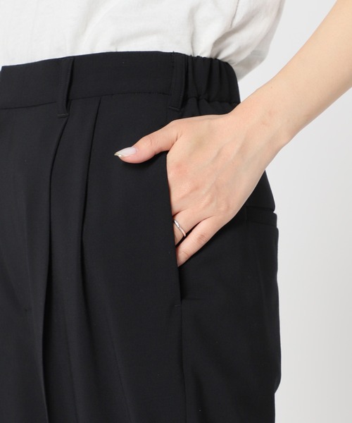 JOURNAL STANDARD（ジャーナルスタンダード）の「TW2タックスラックスパンツ◆（スラックス・レディース・ブラック/ベージュ・36/38）」の10枚目の写真