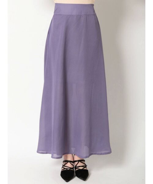 EVRIS（エヴリス）の「バックスリットロングスカート（スカート・レディース・グリーン/その他1/パープル・FREE）」の17枚目の写真