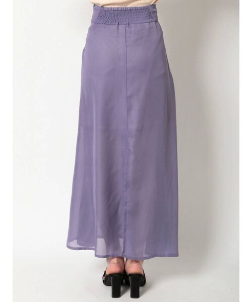 EVRIS（エヴリス）の「バックスリットロングスカート（スカート・レディース・グリーン/その他1/パープル・FREE）」の19枚目の写真