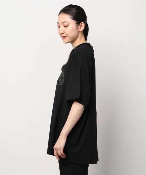 Whinny（ホワイニー）の「Whinny/みつごちゃん（Tシャツ/カットソー・レディース・ブラック/ブルー・FREE）」の10枚目の写真