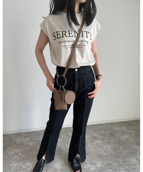 MLI'A（エムリア）の「センタースリットデニムパンツ（デニムパンツ・レディース・ブラック/インディゴブルー/ブルー系その他・FREE）」の11枚目の写真