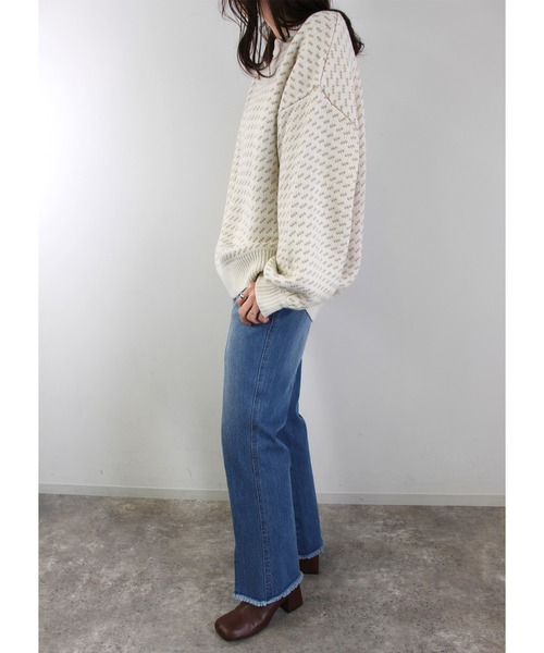 MLI'A（エムリア）の「センタースリットデニムパンツ（デニムパンツ・レディース・ブラック/インディゴブルー/ブルー系その他・FREE）」の7枚目の写真