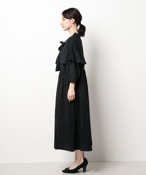 179/WG(イチナナキュウダブルジー)の「前後2WAYフリルワンピース(ワンピース・レディース・ブラック/グレー/グリーン・MEDIUM)」の5枚目の写真