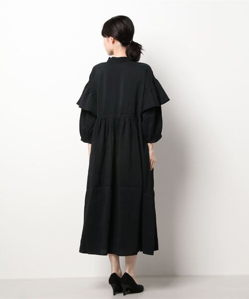 179/WG(イチナナキュウダブルジー)の「前後2WAYフリルワンピース(ワンピース・レディース・ブラック/グレー/グリーン・MEDIUM)」の4枚目の写真