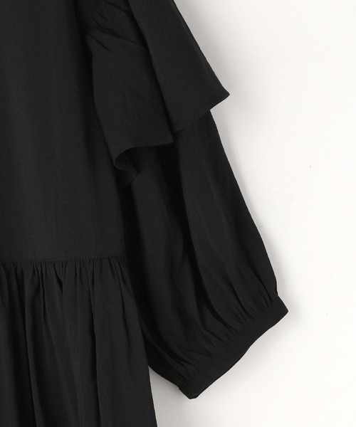 179/WG(イチナナキュウダブルジー)の「前後2WAYフリルワンピース(ワンピース・レディース・ブラック/グレー/グリーン・MEDIUM)」の20枚目の写真