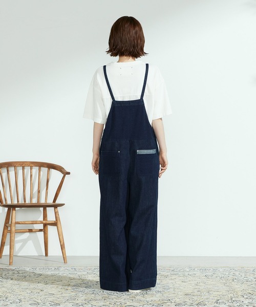 ONIGIRI（オニギリ）の「デニム　サロペット（サロペット/オーバーオール・レディース・ネイビー・MEDIUM/LARGE）」の10枚目の写真