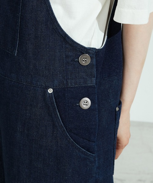 ONIGIRI（オニギリ）の「デニム　サロペット（サロペット/オーバーオール・レディース・ネイビー・MEDIUM/LARGE）」の13枚目の写真