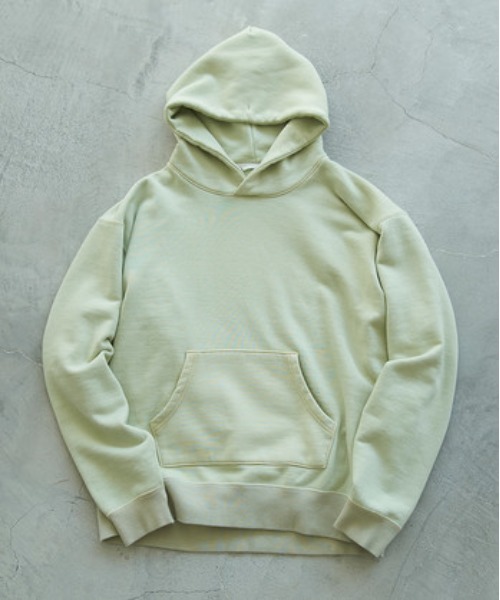 note et silence （ノートエシロンス）の「◇et sort.コールドダイ裏毛パーカー（スウェット・レディース・オレンジ/アイボリー/ミント・FREE）」の8枚目の写真