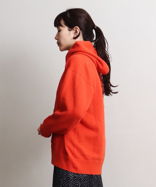note et silence （ノートエシロンス）の「◇et sort.コールドダイ裏毛パーカー（スウェット・レディース・オレンジ/アイボリー/ミント・FREE）」の13枚目の写真