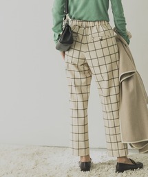 URBAN RESEARCH | チェックストレッチテーパードパンツ(その他パンツ)
