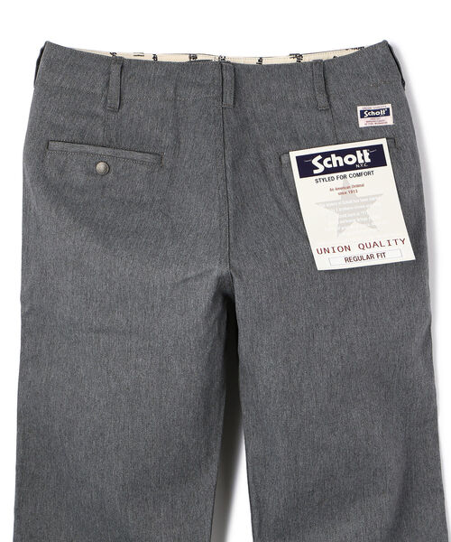 schott(ショット)の「Schott/ショット/TC WORK PANTS/ワークパンツ(その他パンツ・メンズ・ブラック/ダークブラウン/グレー/カーキ/グリーン・SMALL/MEDIUM/LARGE/X-LARGE)」の8枚目の写真