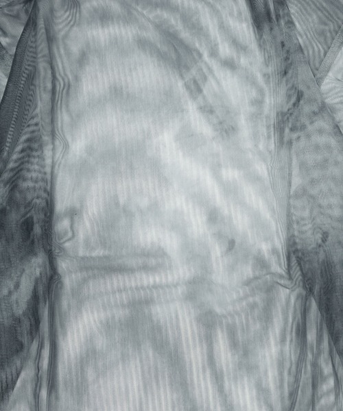 WHO'S WHO gallery（フーズフーギャラリー）の「ウォーターカラーネットトップス（その他トップス・レディース・ダークグリーン/ブラウン/グレー・FREE）」の22枚目の写真