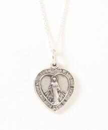 シルバー925ハートマリアネックレス